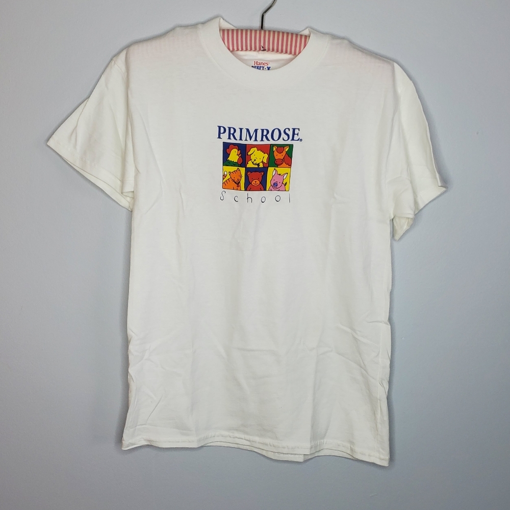 Primrose Schools T Shirt Youth L Hanes Cotton New Without Tags Pre K Uniform